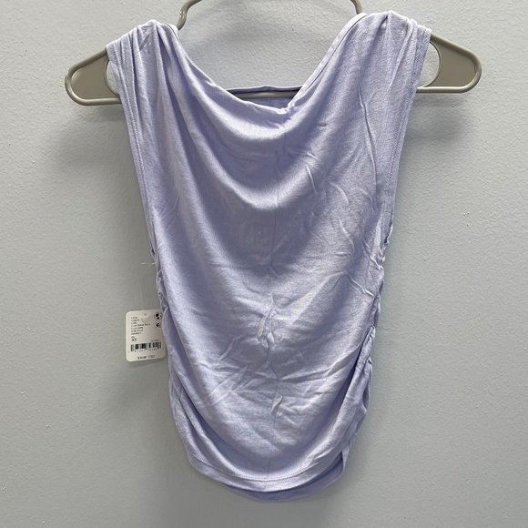 Free People Night We Met Lavender Tee - XS - NWT - Picture 1 of 6